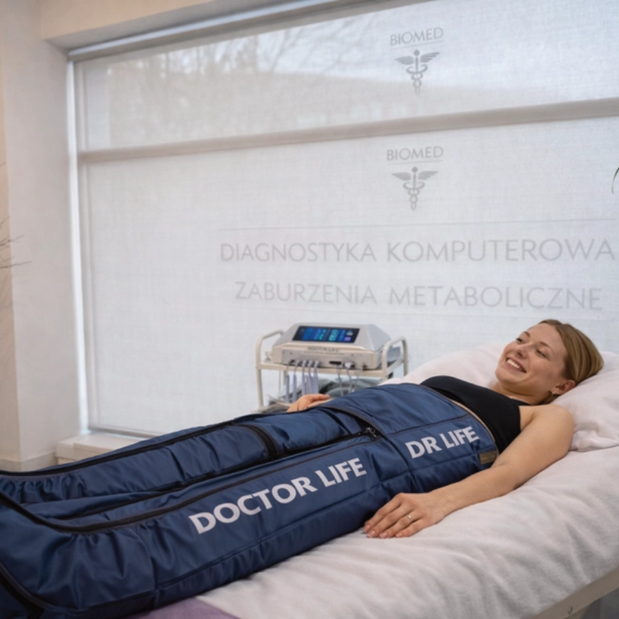 Drenaż limfatyczny - presoterapia w Centrum Zdrowia Biomed Gdańsk